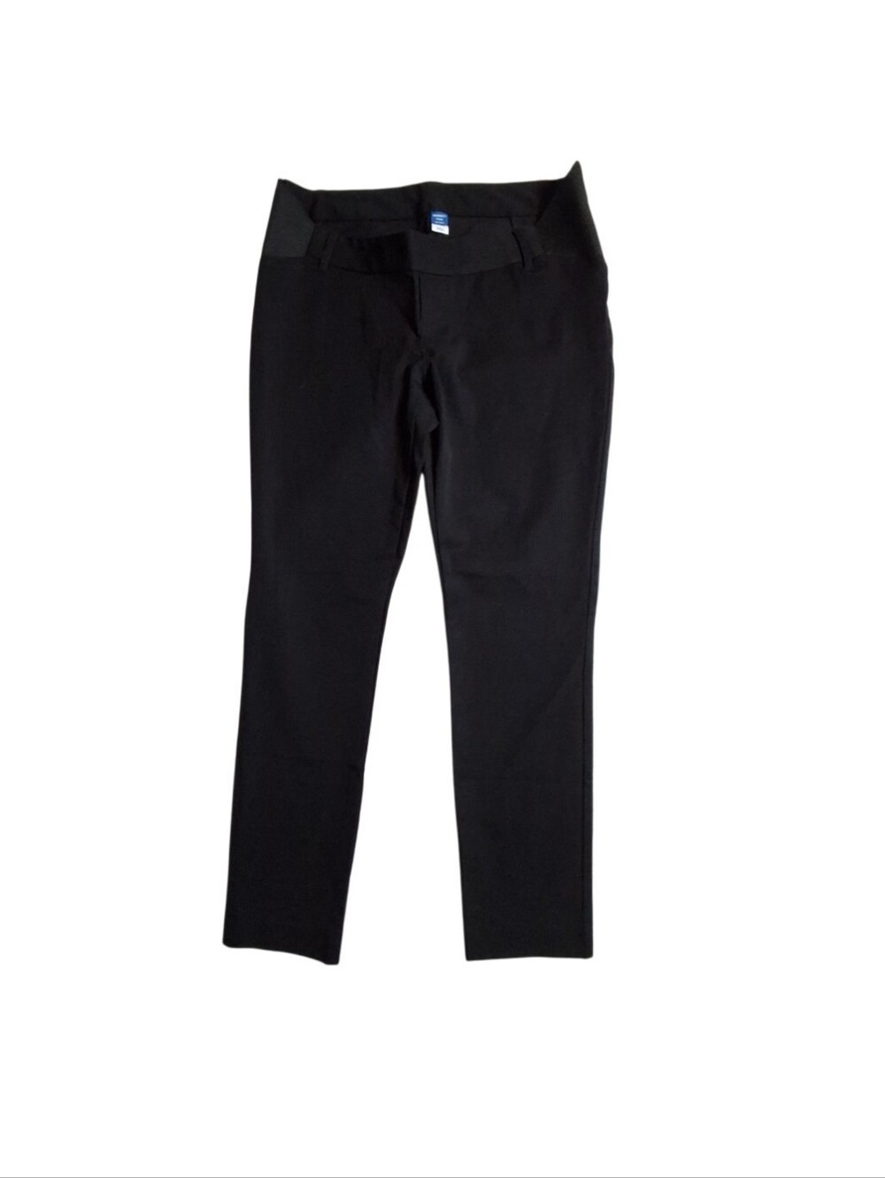 Old Navy Womens Maternity Size 6 Black Side-Panel Pull On Pixie Ankle Pants NWT